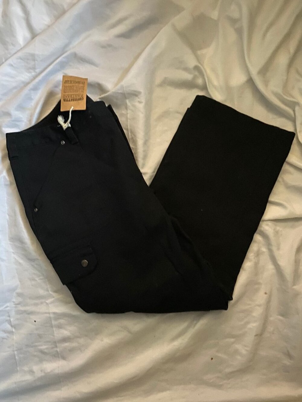 Duluth Trading Curvesetter Fleece Lined Cargo Work Pant Utility Womens 18 x 29